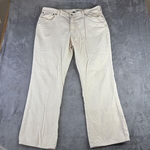 Polo Ralph‎ Lauren Pants Mens 40x30 Beige Corduroy 5 Pocket Casual Jeans